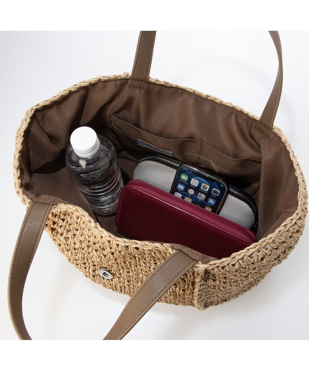 UNBILLION カシュカシュ cachecache / フリルフラップスクエアトート カゴバッグ 