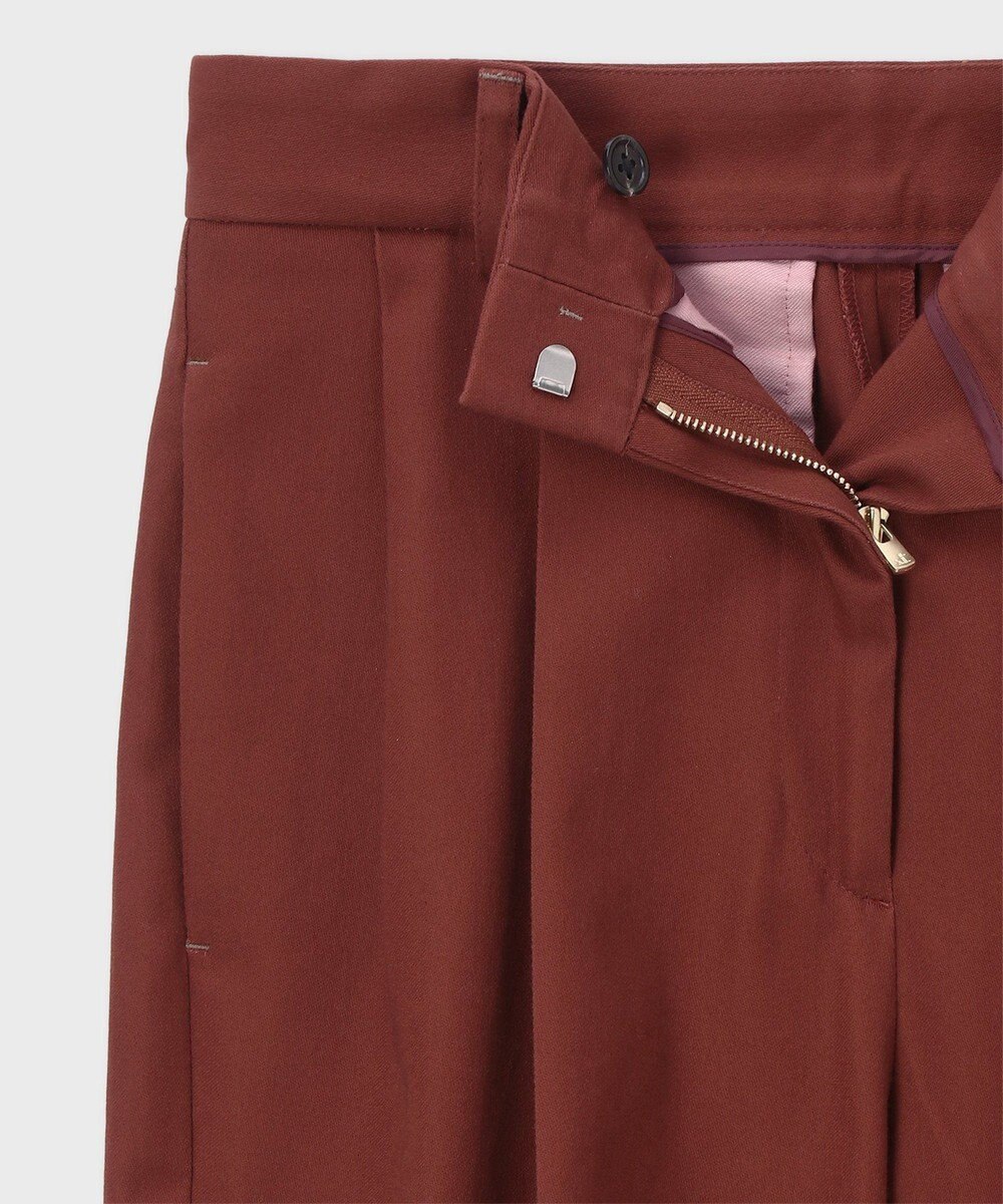 Paul Smith ウールライク ドレープ テーパードパンツ 