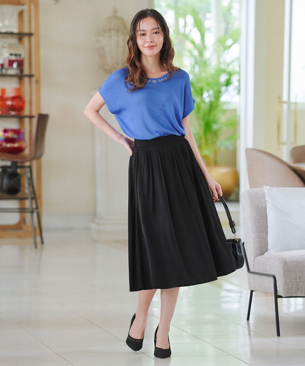 Tiaclasse パニエ付きフレアスカート 