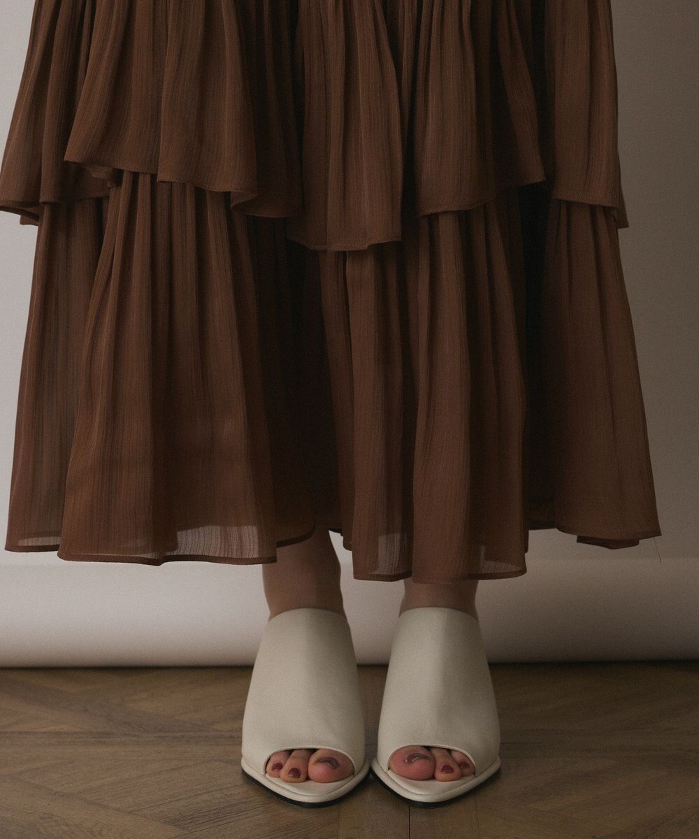 GRACE CONTINENTAL イレギュラーティアードスカート 