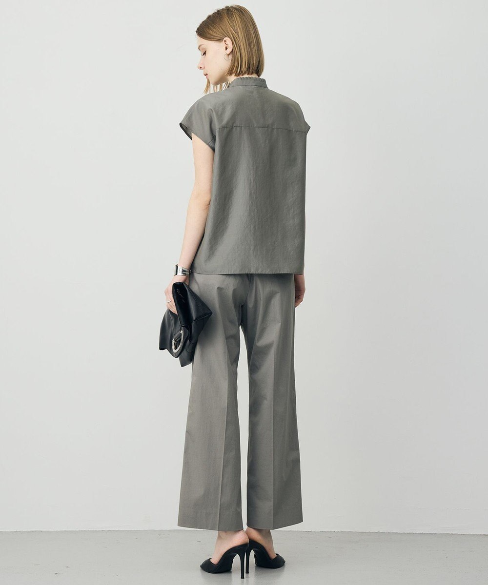 ICB セシェシルキーローン フレンチスリーブボウタイブラウス 