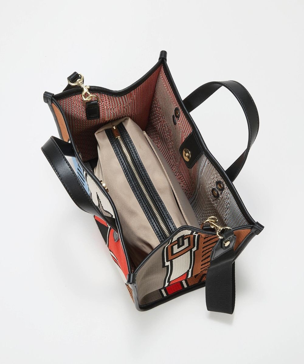 TOPKAPI 【TREASURE TOPKAPI】ニットジャガード  2way ミニ トートバッグ 