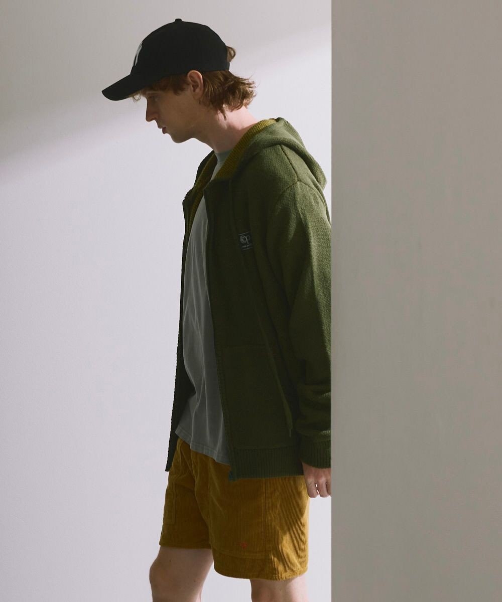 OP／FILA 【ocean pacific】ニットジップパーカー 