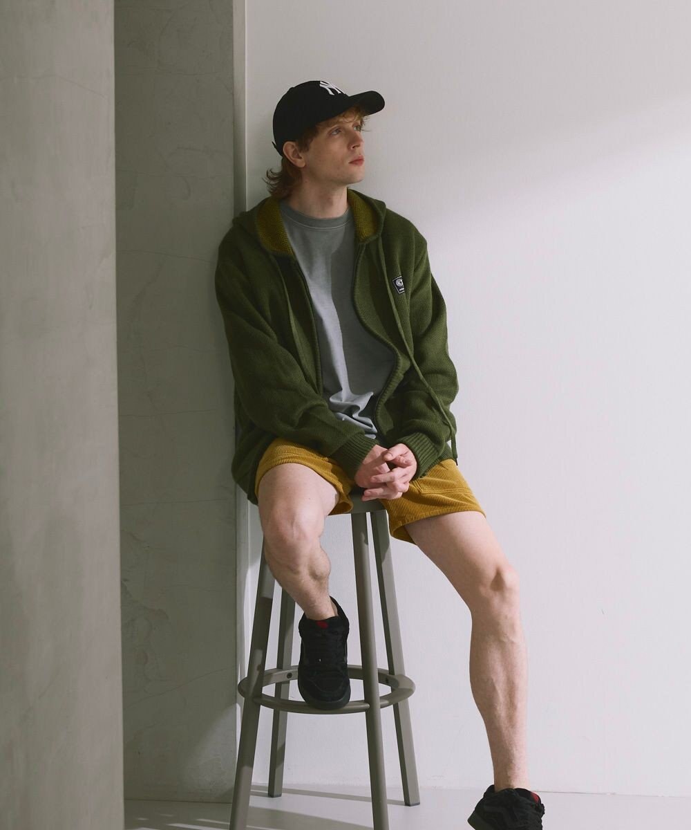 OP／FILA 【ocean pacific】ニットジップパーカー 