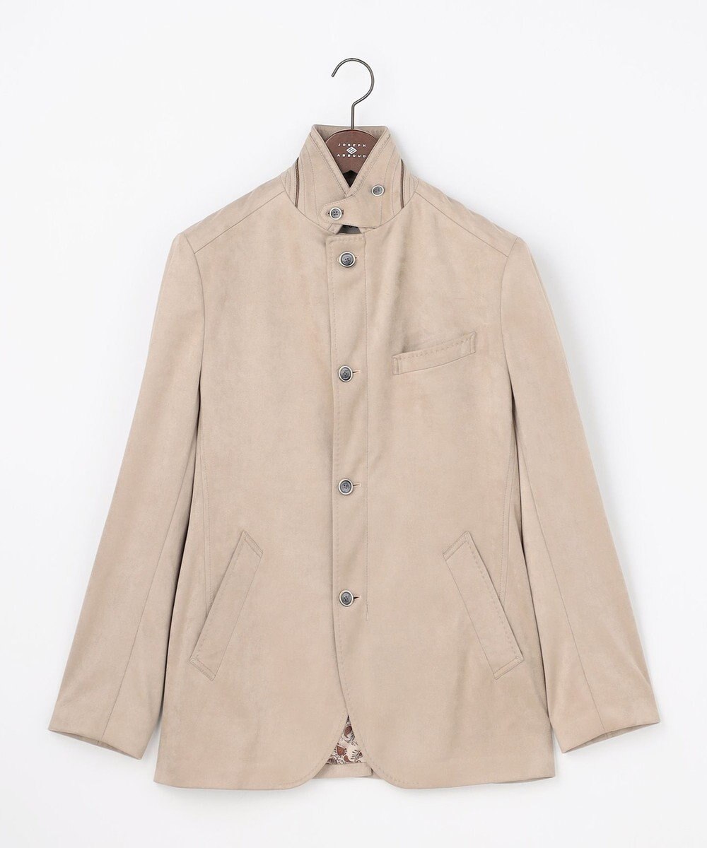 JOSEPH ABBOUD 【キングサイズ・家で洗える/ストレッチ/スウェードタッチ】ウォッシャブルスウェードジャケット 