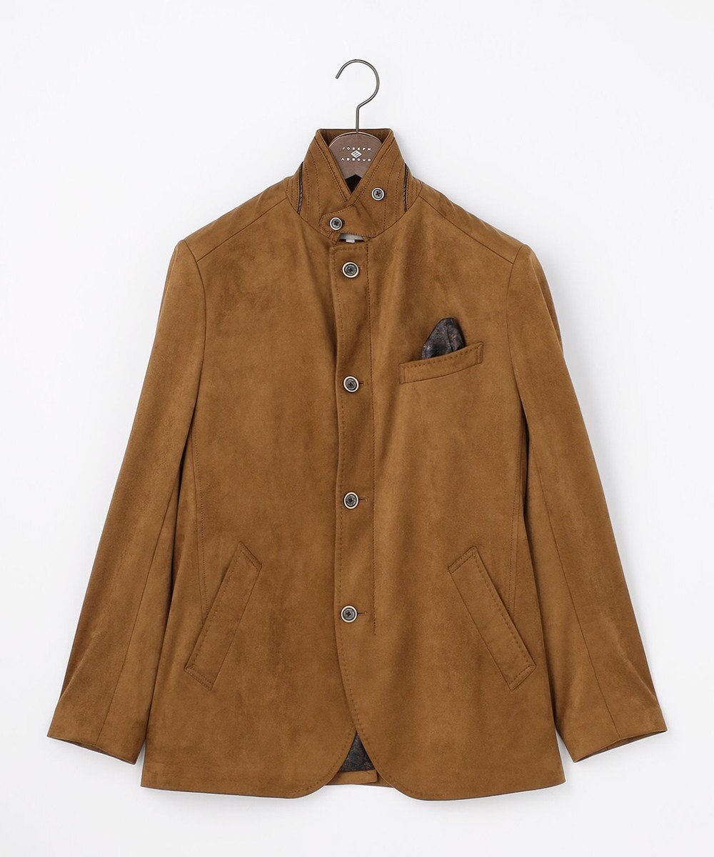 JOSEPH ABBOUD 【キングサイズ・家で洗える/ストレッチ/スウェードタッチ】ウォッシャブルスウェードジャケット 