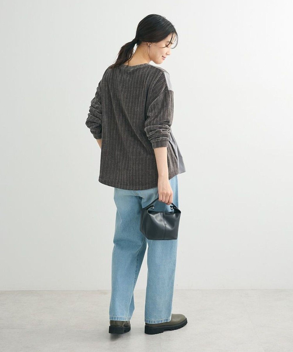 Green Parks ベロアドッキングプルオーバー 