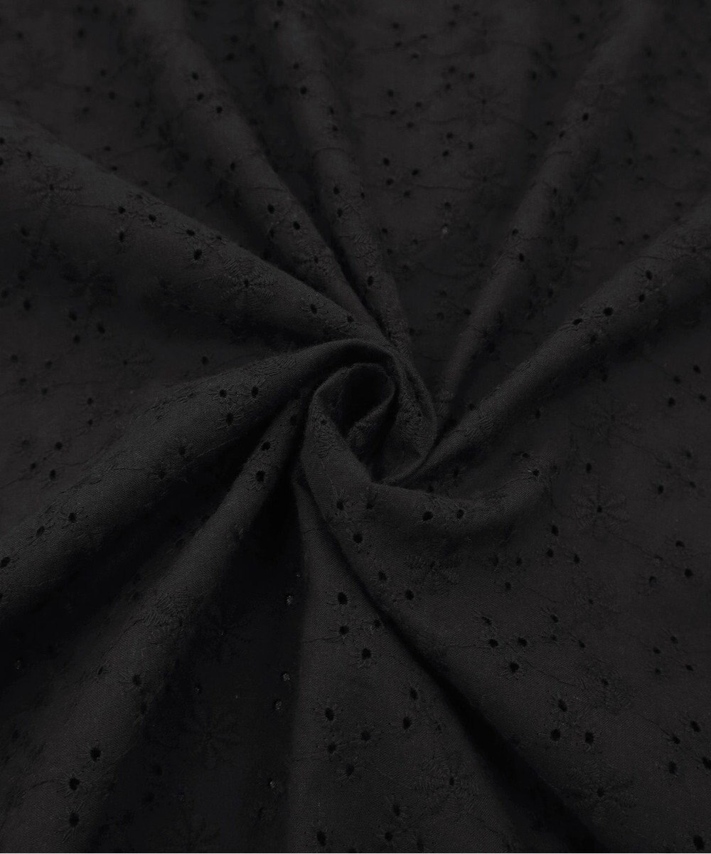 Tiaclasse 【2TYPE/総レース・袖レース】パンチングレースパフスリーブチュニックブラウス 