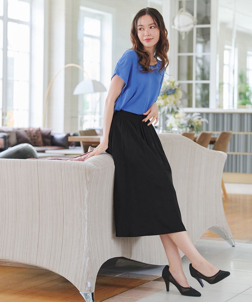 Tiaclasse パニエ付きフレアスカート 