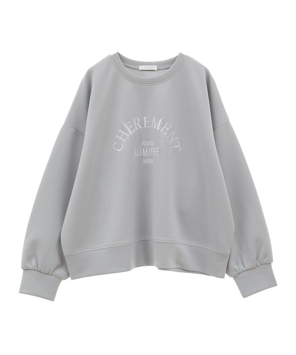 Green Parks ロゴ刺繍ダンボールプルオーバー 