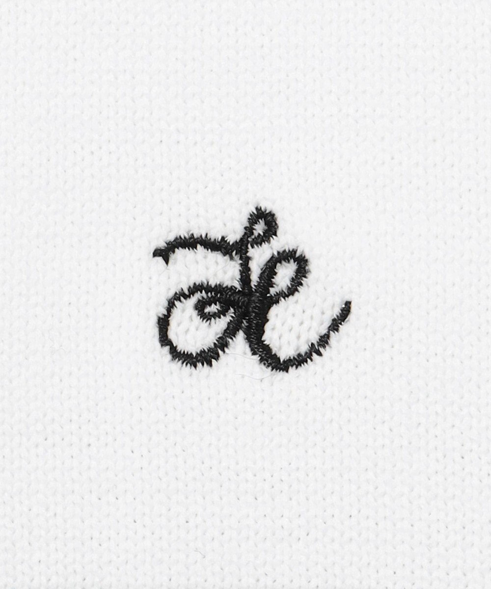 Feroux ロゴ刺繍ニット カーディガン 