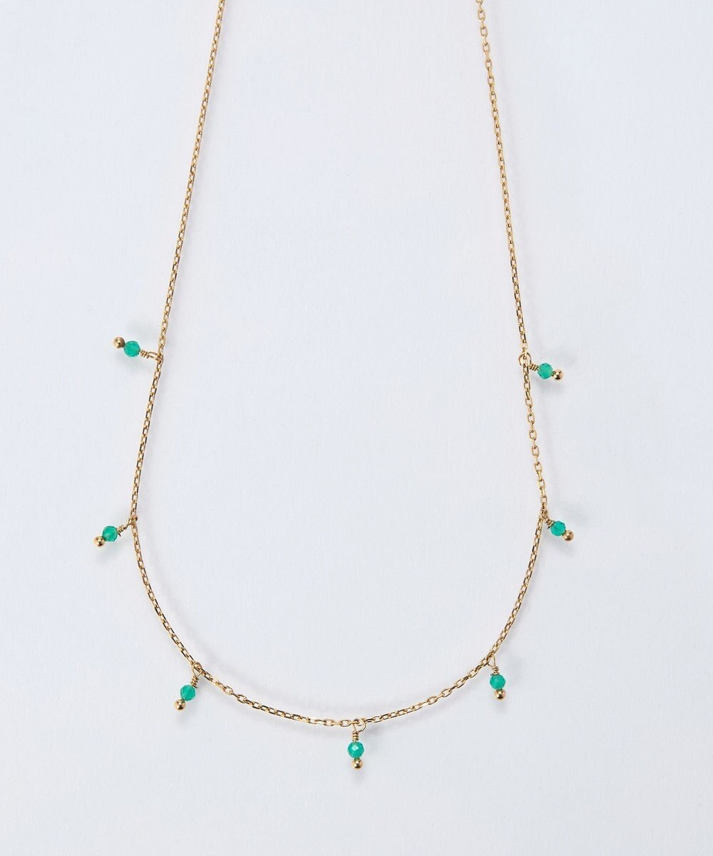 Phoebe 【金属アレルギー対応】カラージェムステーションネックレス/天然石/サージカルステンレス 