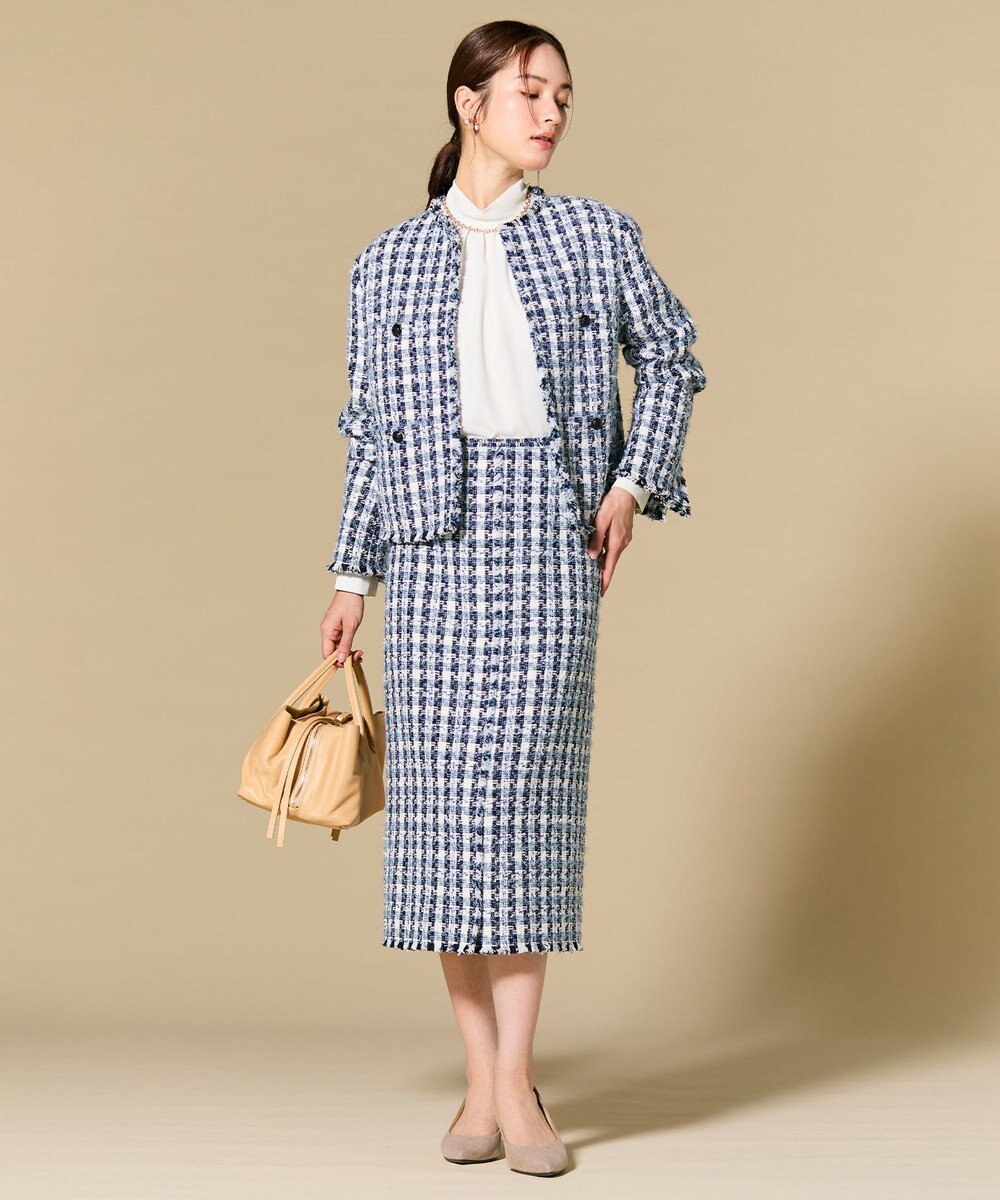 BEIGE， EVA / ハイネックロングスリーブブラウス 