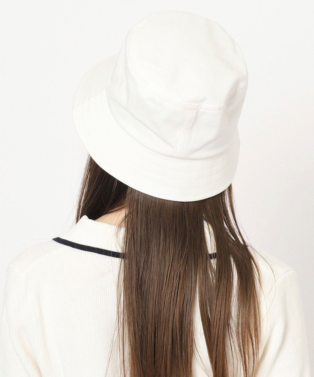 MOONBAT 【洗える】FURLA(フルラ) フロントロゴ刺繍バケットハット 