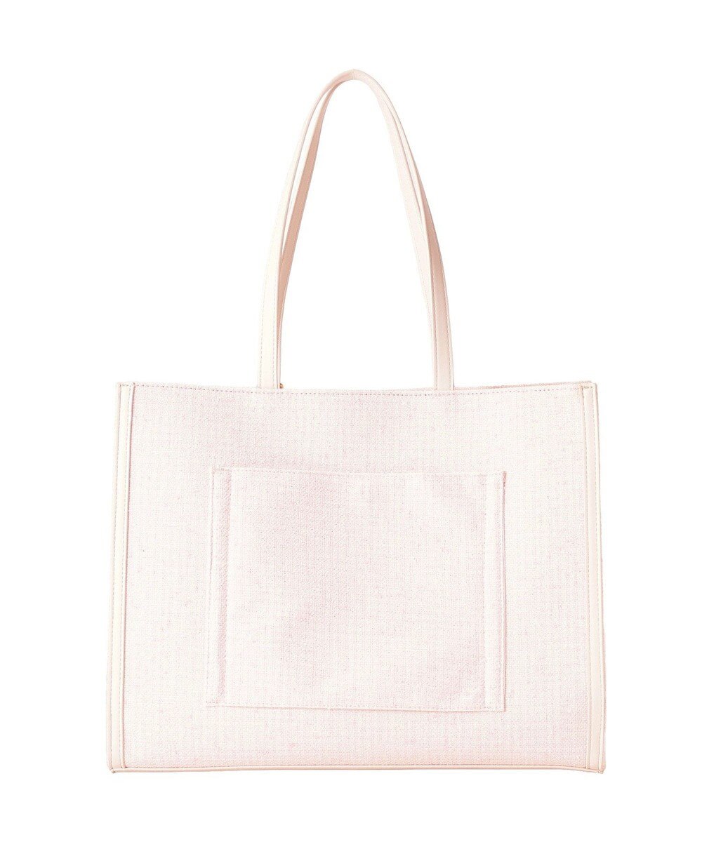 Maison de FLEUR ツイードキャリーオントートバッグ 
