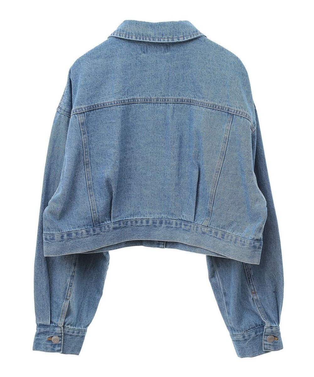 earth music&ecology フリンジロゴショート丈Ｇジャン 