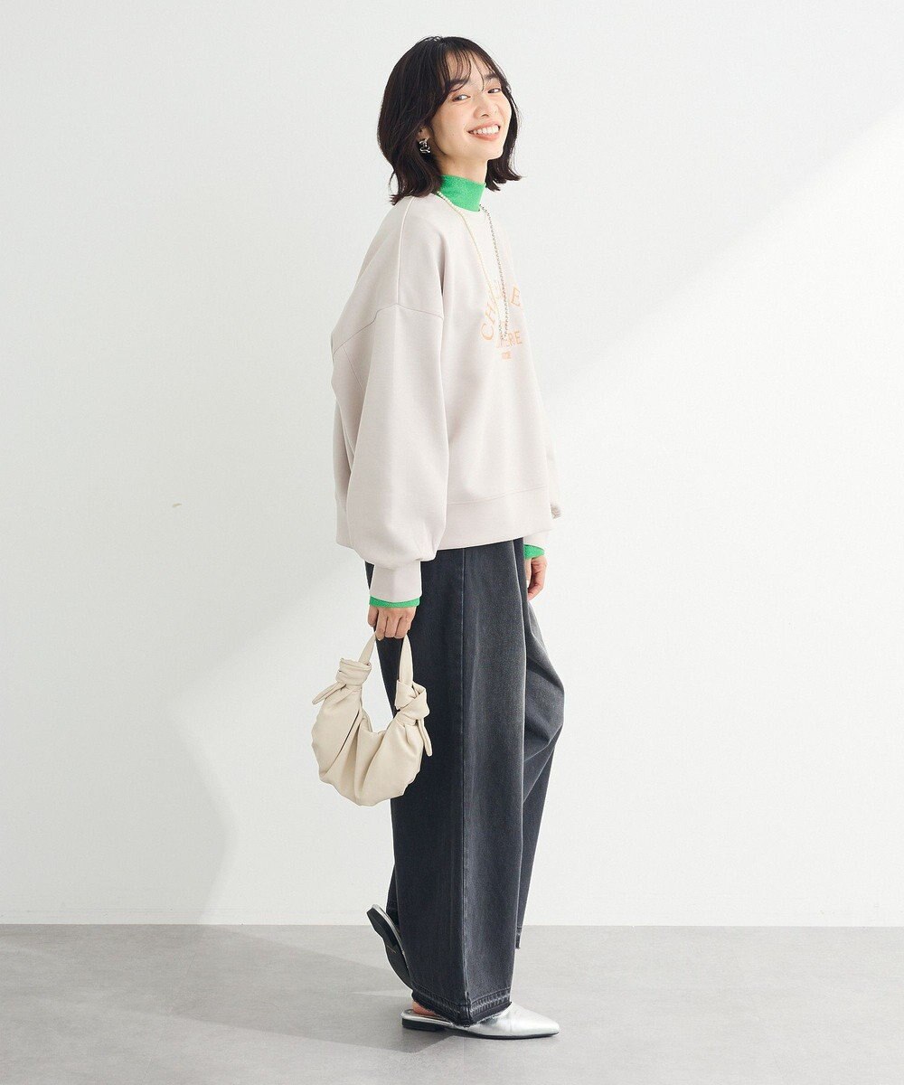 Green Parks ロゴ刺繍ダンボールプルオーバー 