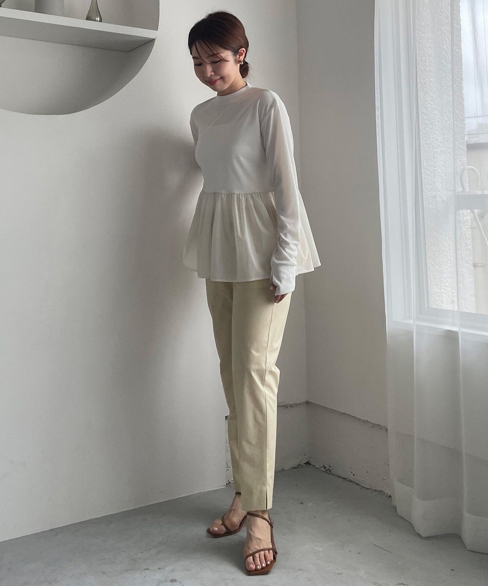 UNFILO ペプラムラッシュガード 