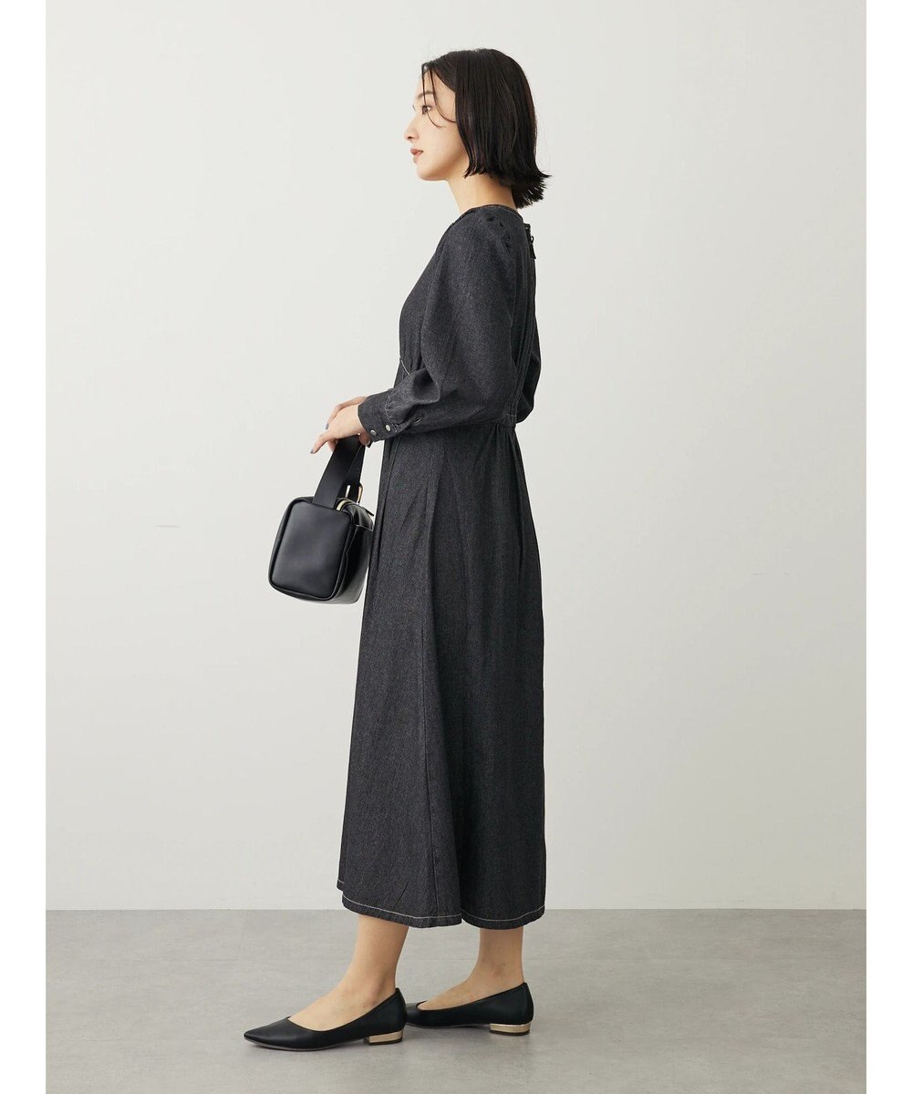 Green Parks ・ＥＬＥＮＣＡＲＥ　ＤＵＥウエストタックデニムワンピース 