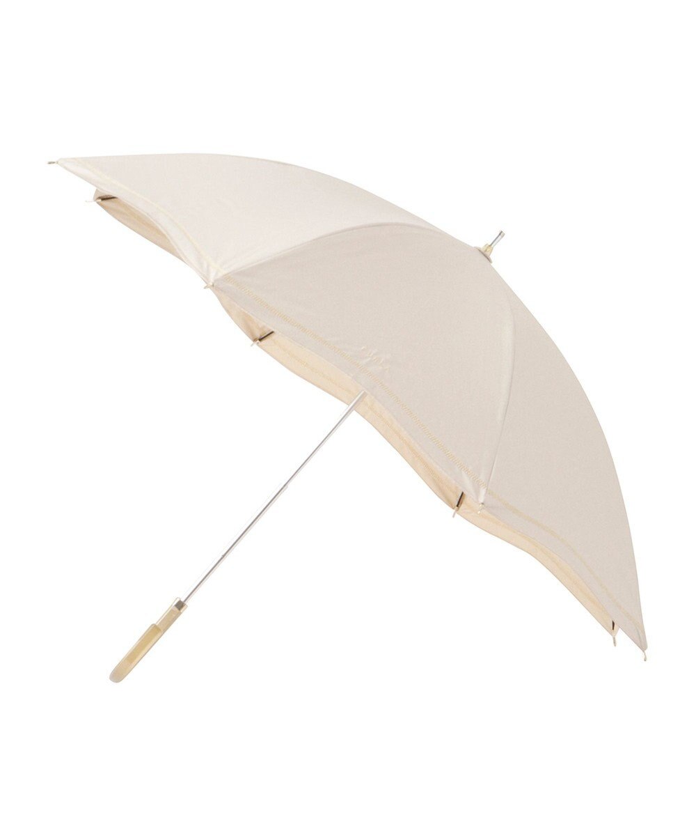 MOONBAT FURLA 晴雨兼用日傘 長傘 ジッパー刺繍 ／遮光 遮熱 UV 