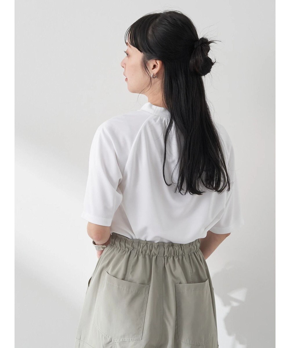 earth music&ecology スポーティー刺繍ロゴＴ 