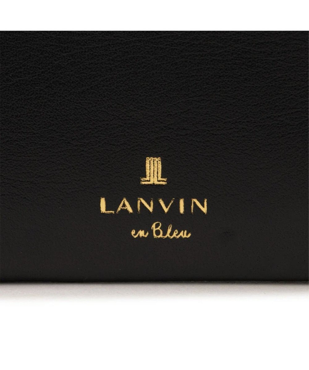 LANVIN en Bleu ペアル 薄マチLファスナー長財布 