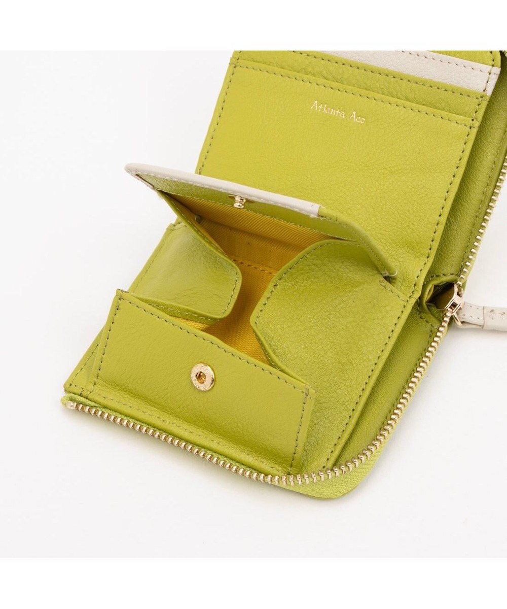 UNBILLION アトランタ ATLANTA / 牛革L字ファスナーミニウォレット 