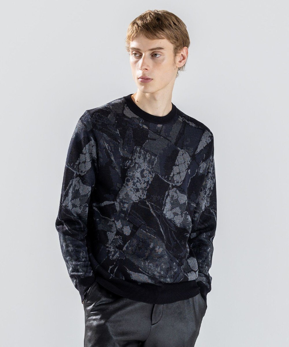 JOSEPH HOMME 【新柄】モロッカンジャガード　クルーネックニット 