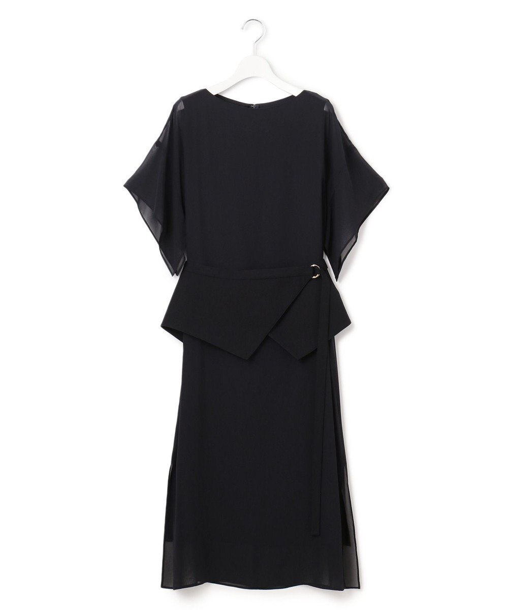 23区 S 【APPLAUDIR】シフォンジョーゼット コンビドレス 