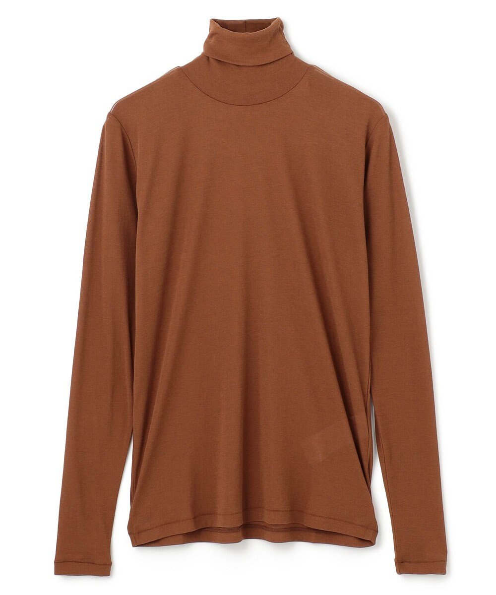 BEIGE， 【洗える】SORE / シアーコットンハイネックカットソー 