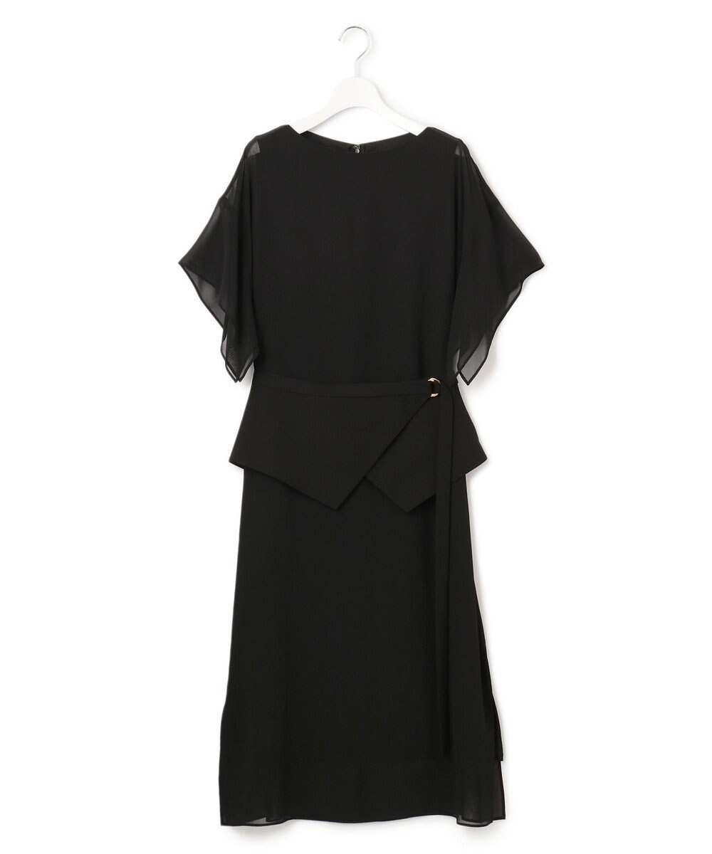 23区 S 【APPLAUDIR】シフォンジョーゼット コンビドレス 