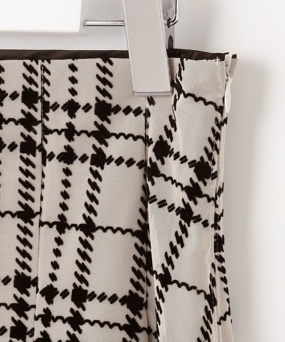 Feroux フロッキーチェック・ドット スカート 