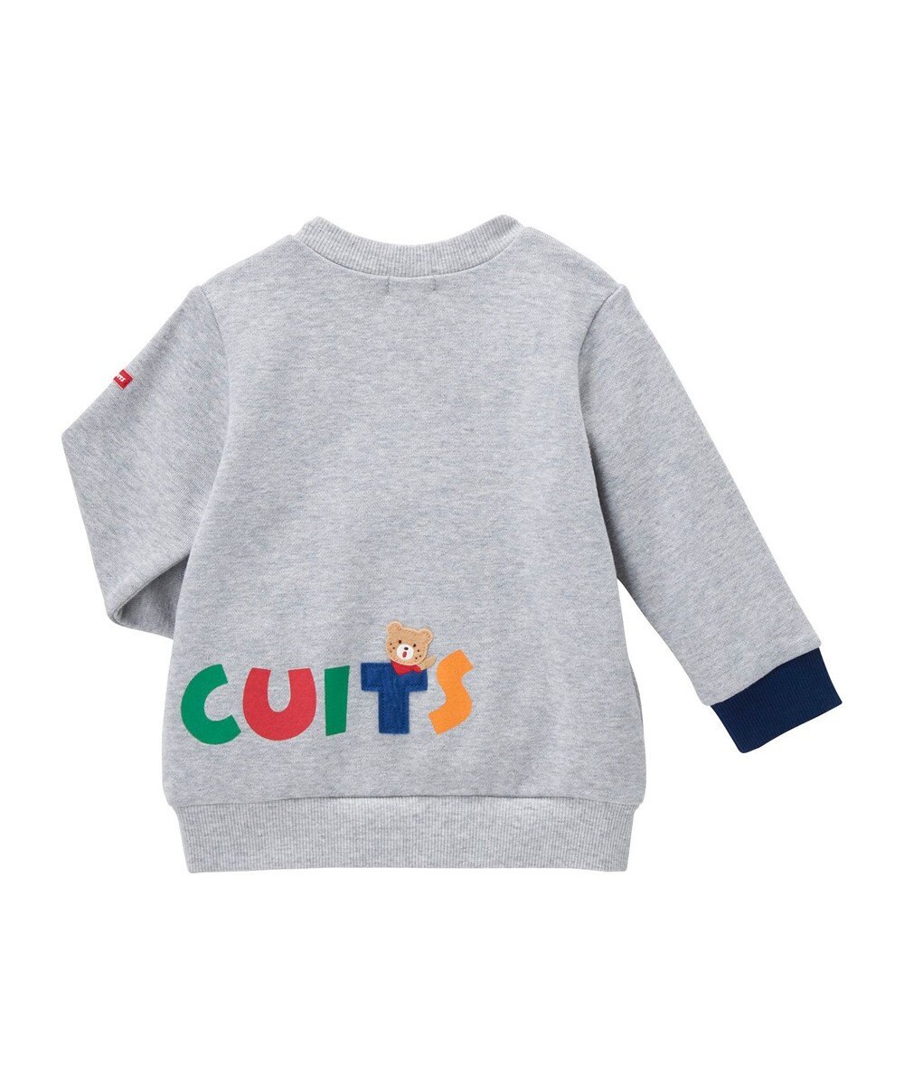 MIKI HOUSE HOT BISCUITS 【80-120cm】 立体ロゴ×キャラクタートレーナー 