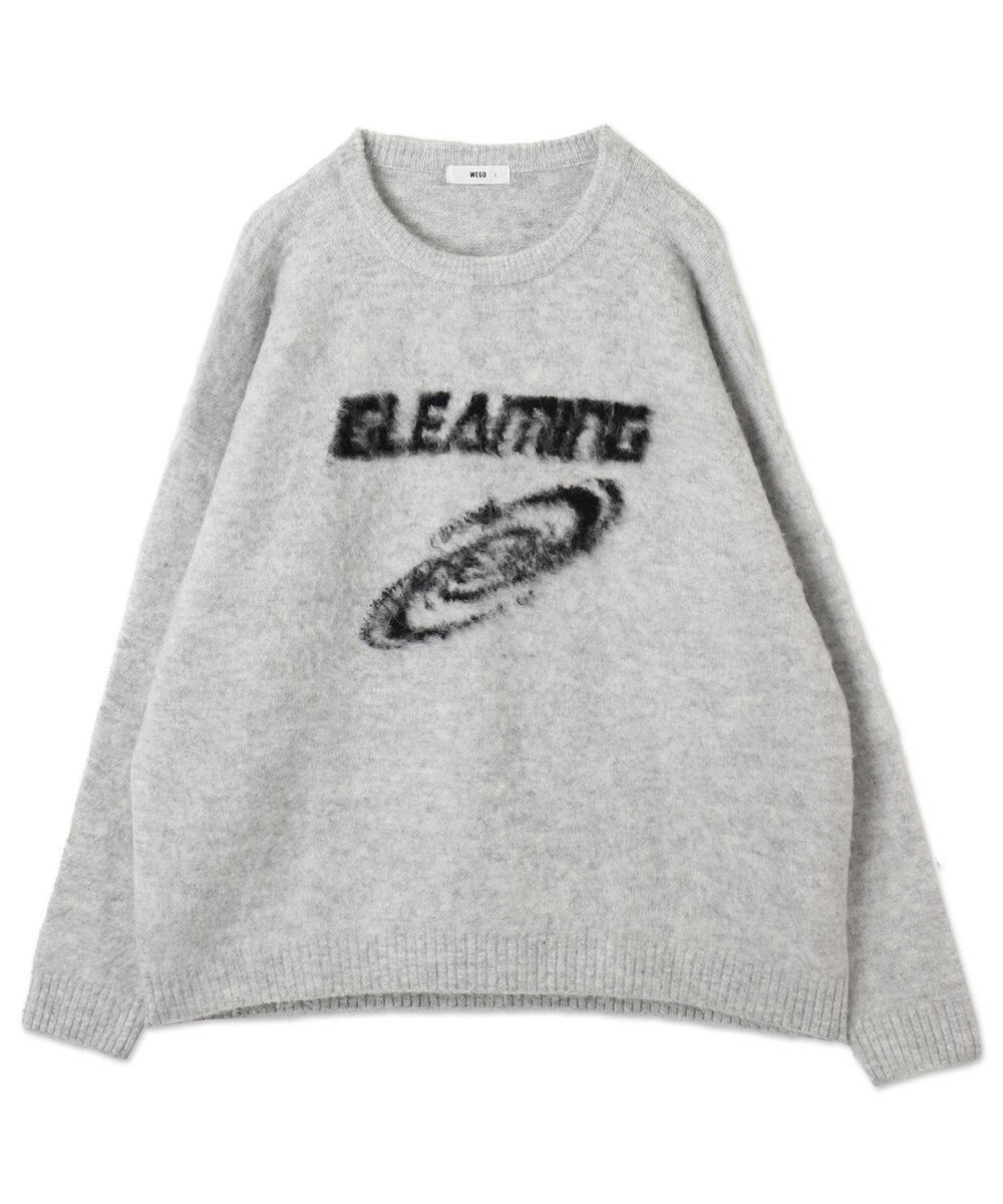 WEGO 【ユニセックス着用ITEM/MLサイズ展開】シャギーグラフィックプルオーバー 