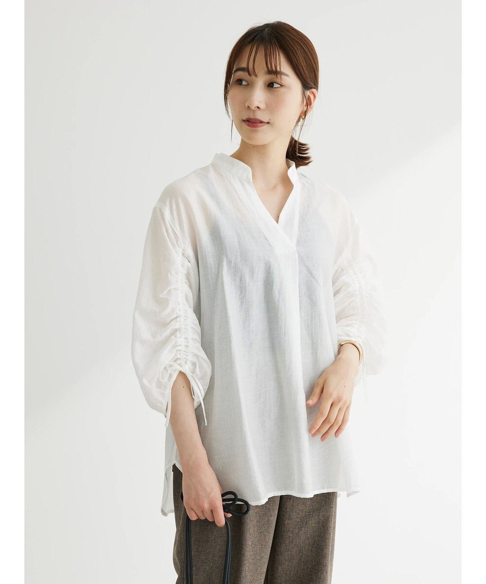 Green Parks ・ＥＬＥＮＣＡＲＥ　ＤＵＥ　ドロストスリーブチュニック 