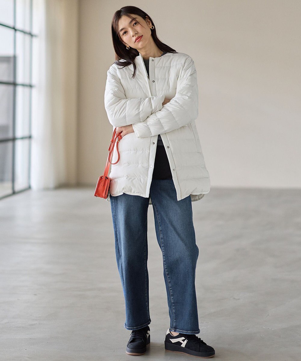 ANY フレンチダウンロングコート 