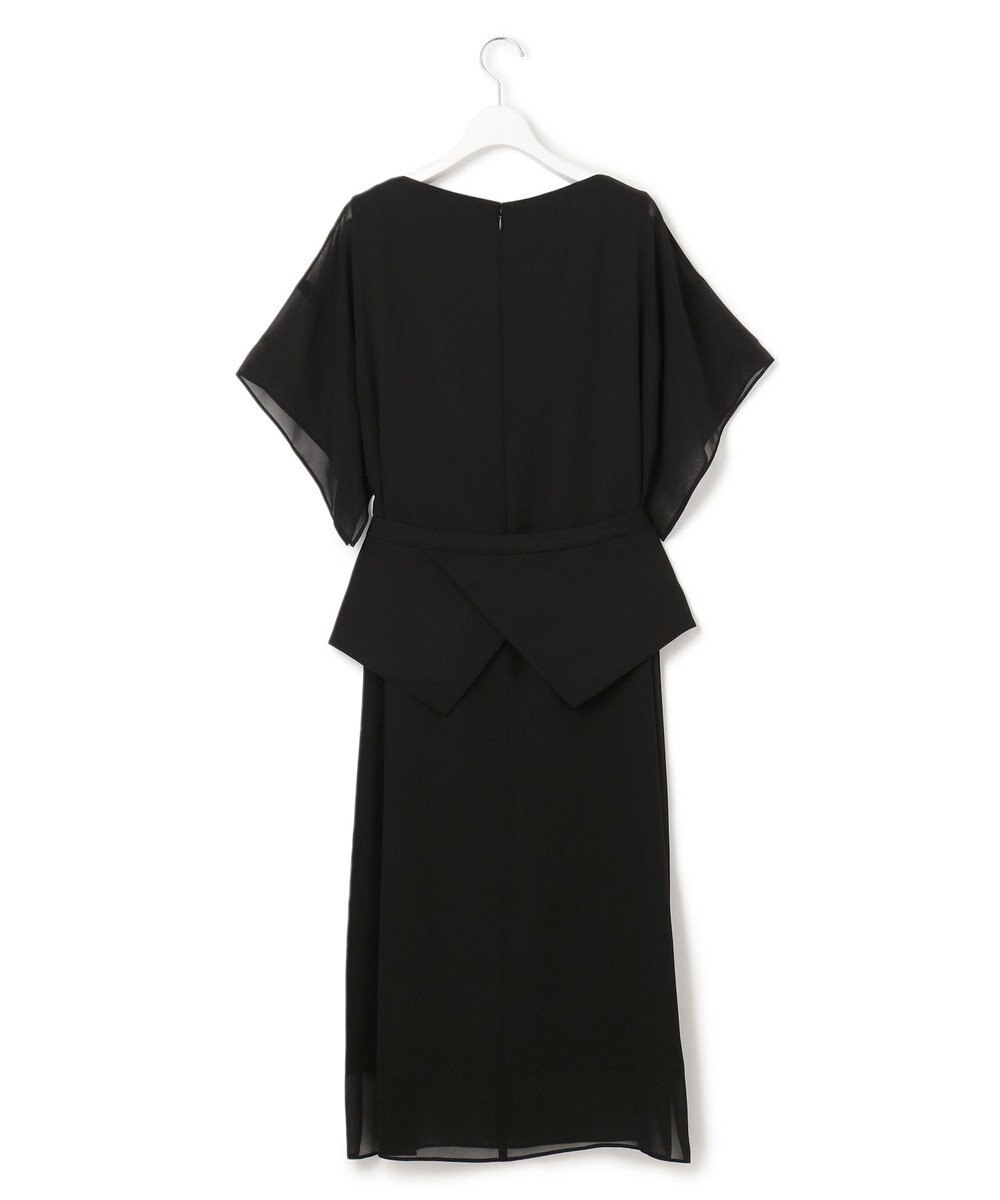 23区 S 【APPLAUDIR】シフォンジョーゼット コンビドレス 