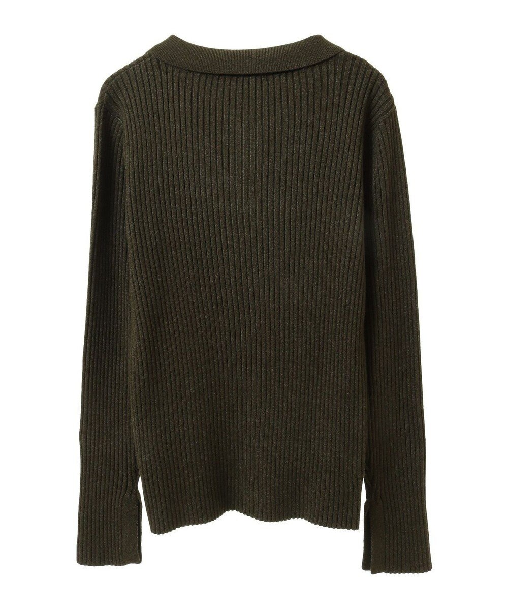 CRAFT STANDARD BOUTIQUE 襟付きニットコンパクトカーディガン 