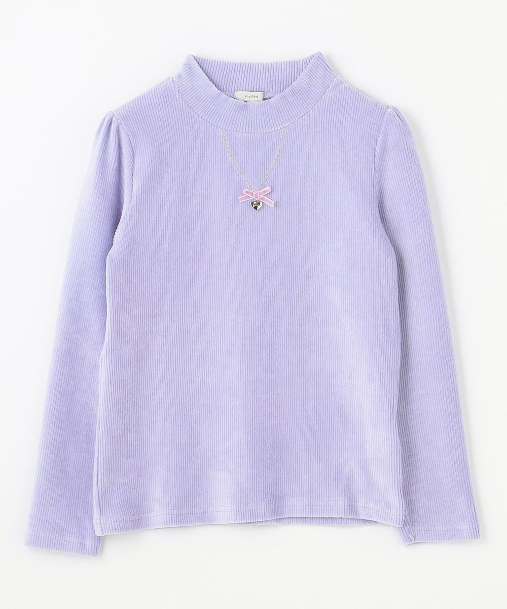 ANY KIDS ハイネック長袖カットソー 