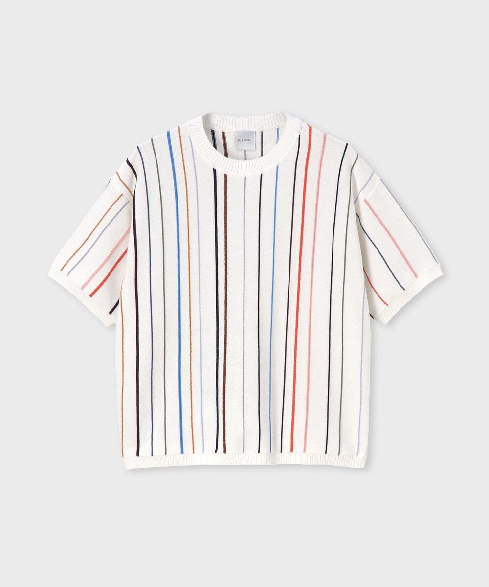 Paul Smith マルチカラーライン 半袖ニット 