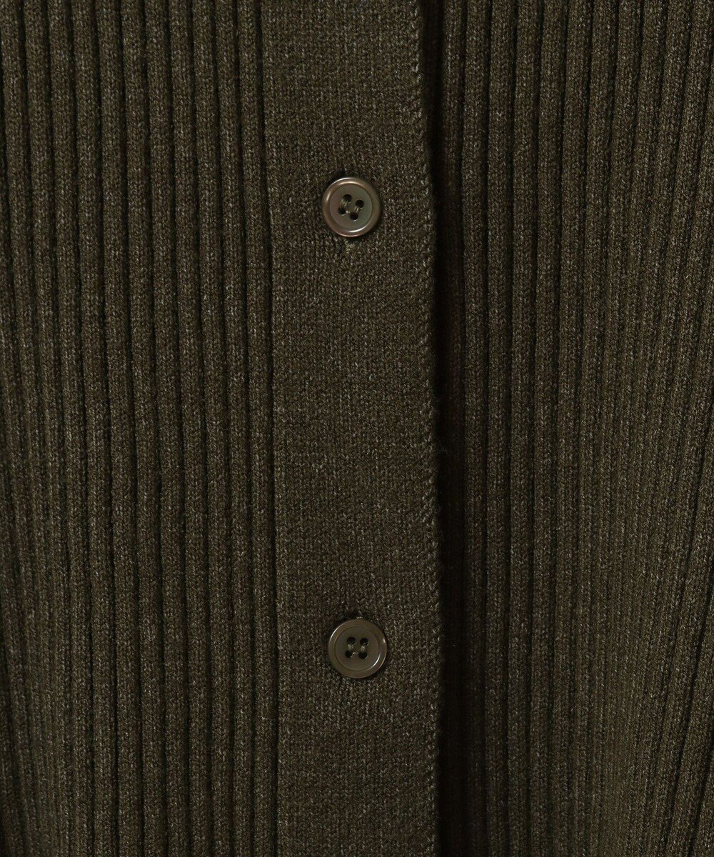 CRAFT STANDARD BOUTIQUE 襟付きニットコンパクトカーディガン 