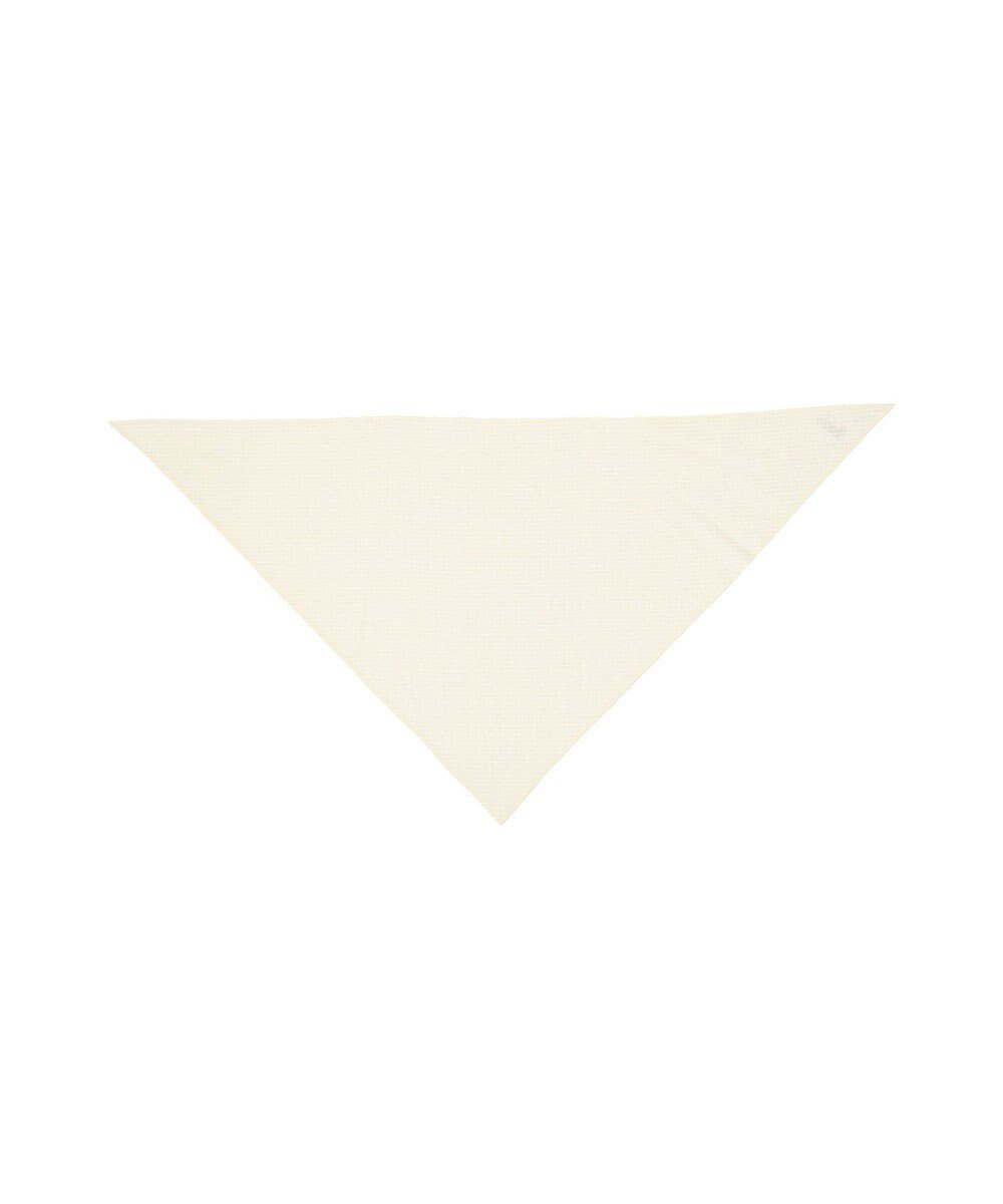 CRAFT STANDARD BOUTIQUE 【2点SET】スカーフ付きシアーストライプシャツ 