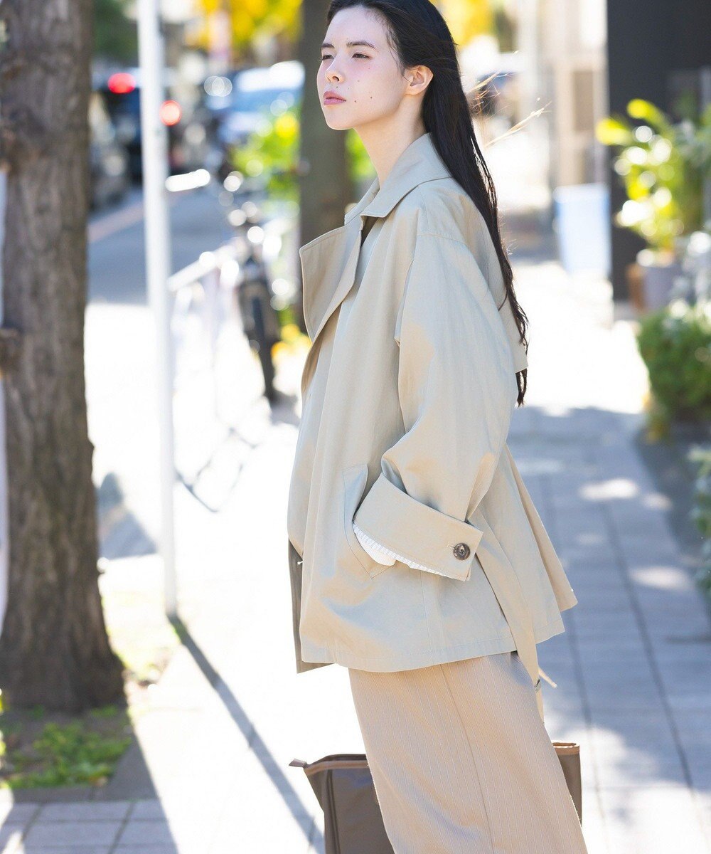 CRAFT STANDARD BOUTIQUE ワイドカフスミディトレンチコート 
