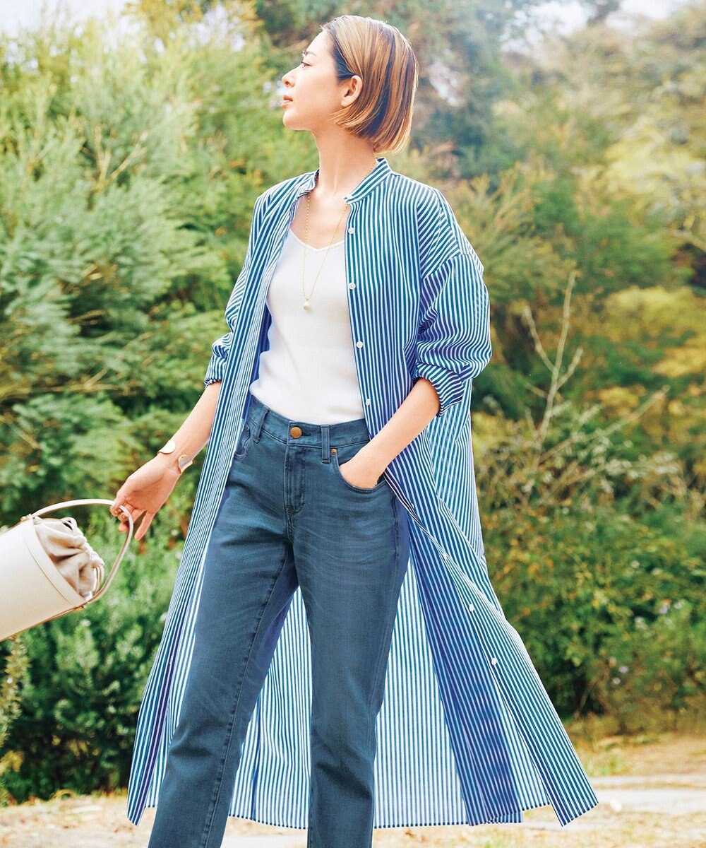 マガジン掲載 シルクコットンストライプ ワンピース 番号2m26 23区 ファッション通販 公式通販 オンワード クローゼット