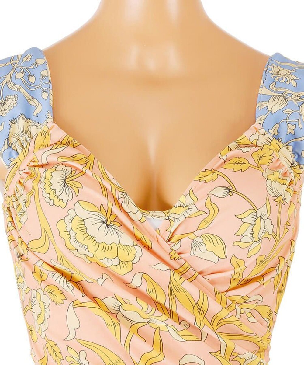 San-ai Resort（三愛水着楽園） 【SALE】【Reir　Premium】Columbia patch（Liberty Fabric)　 ワンピース水着 9号/11号 