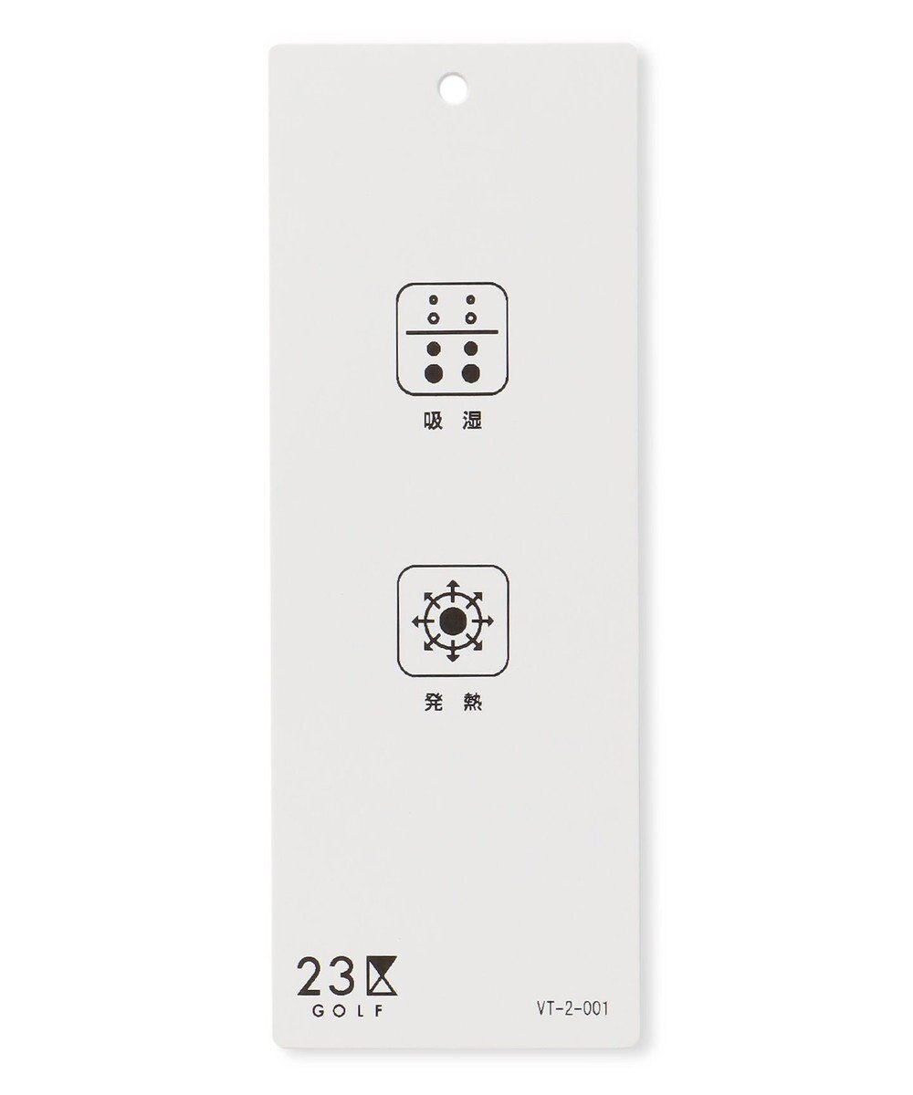 23区GOLF 冬の定番トップス【MEN】【吸湿発熱】グランサーモワッフル モックネックシャツ 