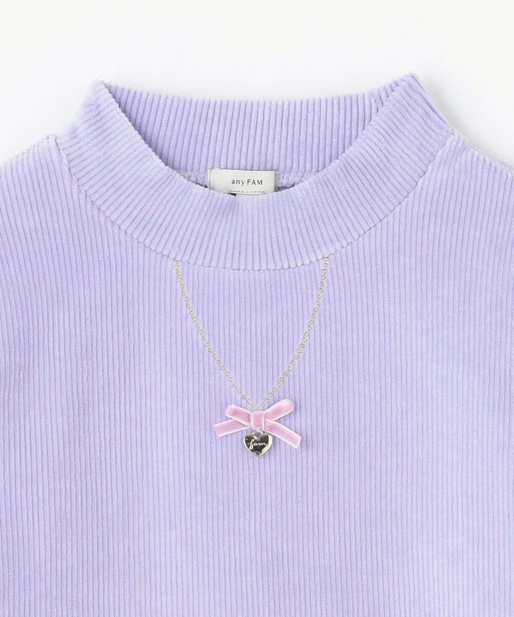 ANY KIDS ハイネック長袖カットソー 