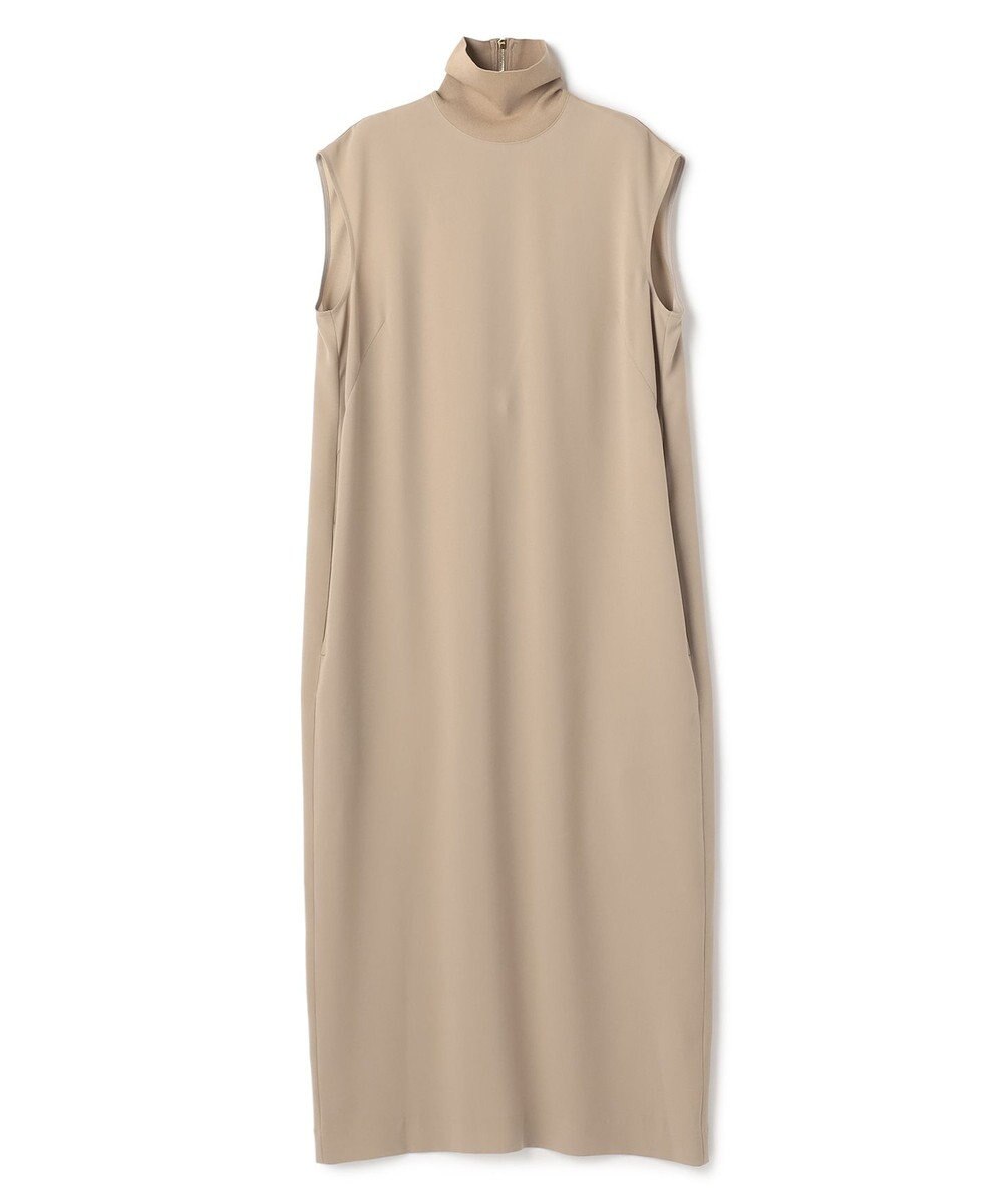 BEIGE， FLEUR / ドレープニット ネックドレス 