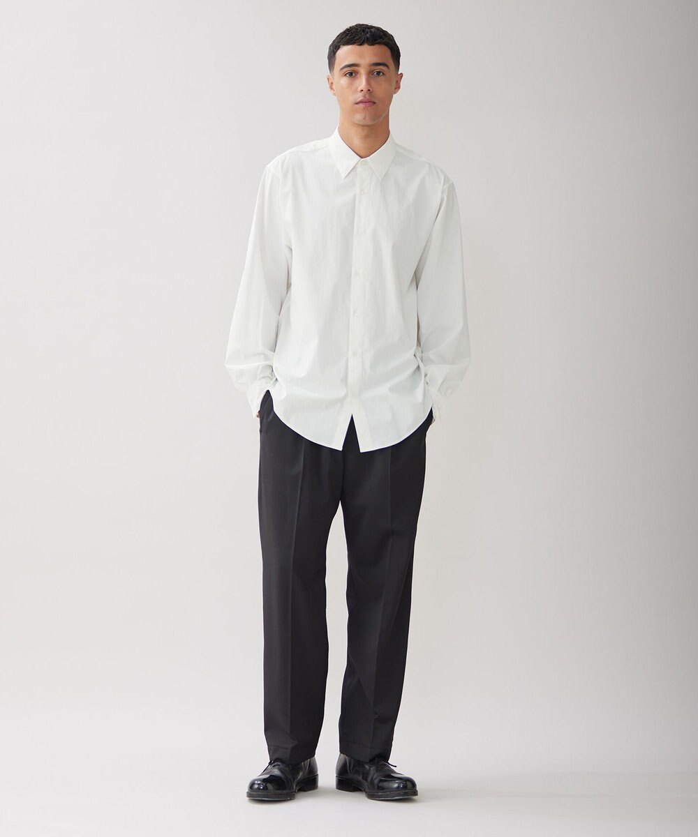 UNFILO MENS ウールライク ワイドパンツ 