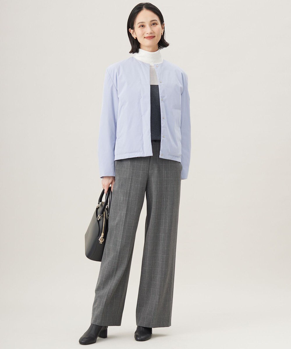 自由区 【撥水加工・洗える】ティペット付きスプリング ダウン 